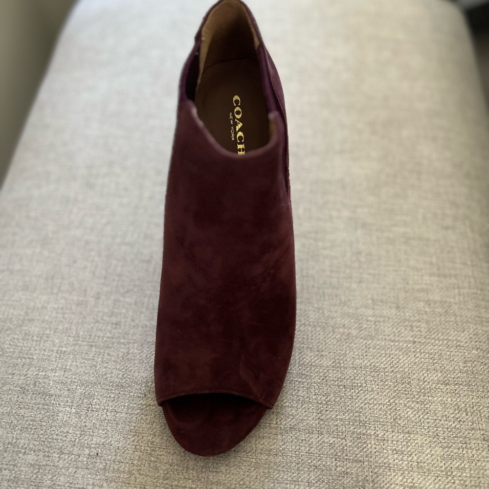 Coach women’s ankle Adriana peep toe - Picture 5 of 7